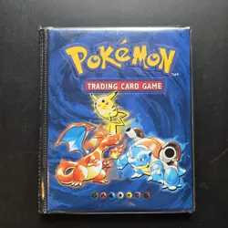 Pokemon Folder Vintage 1999 Base Set Trading Card Folder Binder 4 Pocket WOTC - Image 1