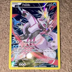 Pokemon TCG Palkia Full Art Promo Holo 120 HP Card XY75 XY Set 2015 - Image 1
