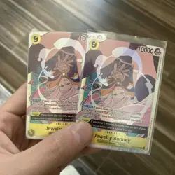 X2 One Piece Card Game TCG Jewelry Bonney OP13-108 SR M/NM Condition - Image 1