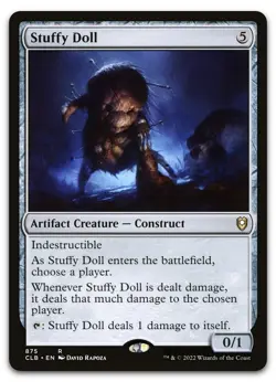 Stuffy Doll #875 (NM) Baldur's Gate CLB Magic MTG - Image 1