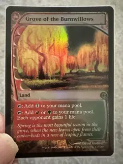 Magic the Gathering - MTG - Grove of the Burnwillows - Future Sight - Foil - Image 1