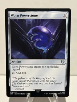 Worn Powerstone 293 U Commander: The Lord of the Rings NM MTG - Image 1