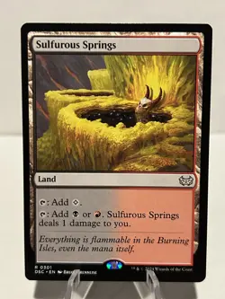 Sulfurous Springs 301 R Commander: Duskmourn: House of Horror NM MTG - Image 1