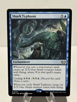 Shark Typhoon 127 R Commander: Duskmourn: House of Horror NM MTG - Image 1