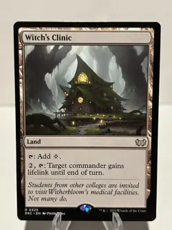 Witch's Clinic 325 R Commander: Duskmourn: House of Horror NM MTG - Image 1