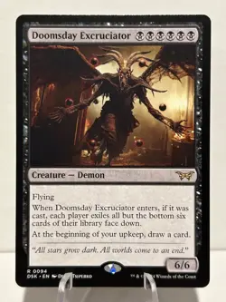 Doomsday Excruciator 94 R Duskmourn: House of Horror NM MTG - Image 1
