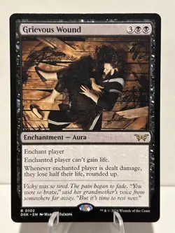 Grievous Wound 102 R Duskmourn: House of Horror NM MTG - Image 1