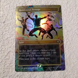 MTG Multiversal Passage #206 Foil Borderless Marvel's Spider-Man Extended Rare - Image 1