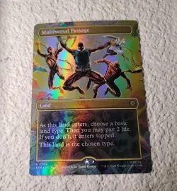 MTG Multiversal Passage #206 Foil Borderless Marvel's Spider-Man Extended Rare - Image 2
