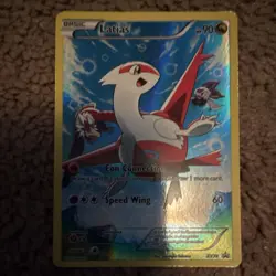 Pokemon Latias XY78 Holo Basic Card 2015 English TCG Standard Size - Image 2