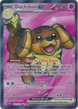 Dachsbun ex - 160/142 Ultra Rare Stellar Crown Pokemon TCG - Image 1