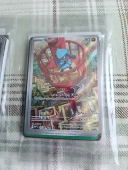 Alakazam 009 and Riolu 010 Black Star Promo Pokemon Center stamp SEALED - Image 3