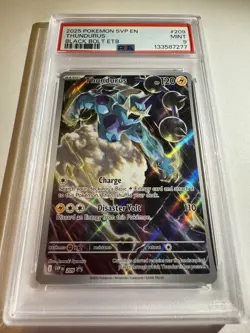 2025 POKEMON SVP EN-SV BLACK STAR PROMO #209 THUNDURUS PSA 9 - Image 1