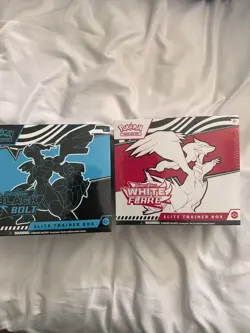 Pokemon TCG: Black Bolt & White Flare Elite Trainer Box ETB Bundle - Image 1