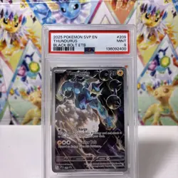 2025 Pokemon Svp En-Sv Black Star Promo Black Bolt Etb Thundurus #209 PSA 9 - Image 1