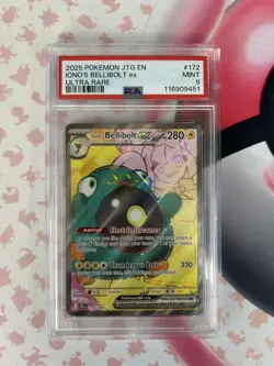 Ionos Bellibolt EX 172/159 Journey Together Ultra Rare Full Art Pokemon PSA 9 - Image 1