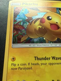 2017 Pokemon TCG Pikachu SM76 Black Star Promo Holo! NM Cond. - Image 3