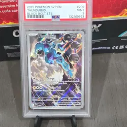 Pokemon Thundurus 209 SVP Scarlet & Violet Promo Holo Stamped PSA 9 English 2025 - Image 1