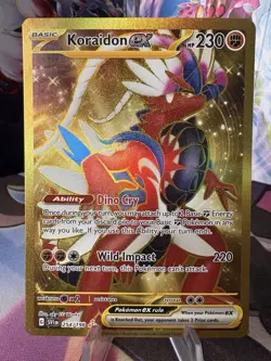 Pokemon TCG Koraidon EX 254/198 SV01 Scarlet & Violet Base Set Holo Hyper Rare - Image 2