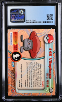 Pokemon Tcg CGC 9.5 Vileplume #45 Pokemon 1999 Topps TV - Image 2