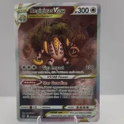 Pokemon Regigigas VSTAR GG55/GG70 Crown Zenith Ultra Rare Full Art Holo 300 HP - Image 1