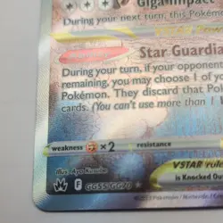Pokemon Regigigas VSTAR GG55/GG70 Crown Zenith Ultra Rare Full Art Holo 300 HP - Image 3