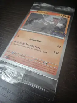Pokemon Phantasmal Flames Reshiram 017/094 Promo Stamped Sealed TCG - Image 3