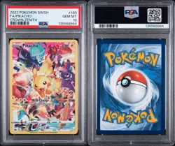 Pikachu 160/159 Crown Zenith Secret Rare Full Art FA Pokemon SWSH Graded PSA 10 - Image 3