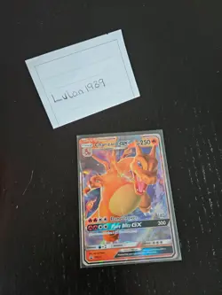 Pokemon Charizard GX SM211 Sun & Moon Black Star Promo 211 Hidden Fates Rare NM - Image 1