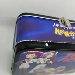 Vintage Pokemon Pokemon Team Rocket Tin Lunch Box 1999 Collectible - Image 2