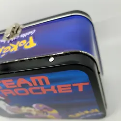 Vintage Pokemon Pokemon Team Rocket Tin Lunch Box 1999 Collectible - Image 4