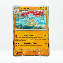 Pokemon 151 - MAROWAK 105/165 151 HOLO RARE POKEMON TCG NM - Image 1