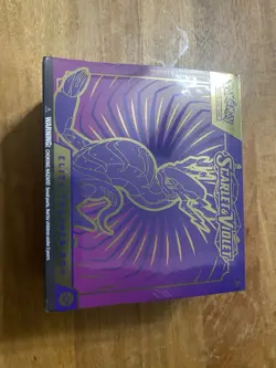 NEW Pokemon TCG: Scarlet and Violet Elite Trainer Box - Miraidon Purple SEALED - Image 1
