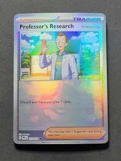 Professor's Research 123/131 Poke Ball Pattern Prismatic Evolutions Pokemon TCG - Image 1