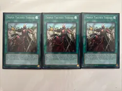 Yu-Gi-Oh TCG Triple Tactics Thrust X3 Super RA03 Near Mint Condition - Image 1
