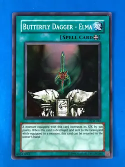 Yugioh! Butterfly Dagger - Elma DCR-032 Super Rare Unlimited MP - Image 1