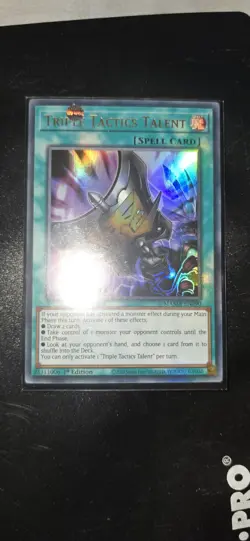 YuGiOh! Triple Tactics Talent MAMA-EN090 Ultra Rare 1st Ed - Image 1