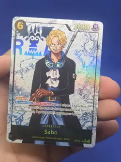 One Piece Carrying On His Will Sabo OP13-120 SEC Secret Rare Parallel NM - Image 2