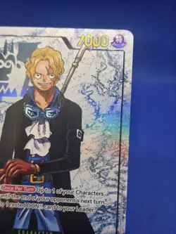 One Piece Carrying On His Will Sabo OP13-120 SEC Secret Rare Parallel NM - Image 4