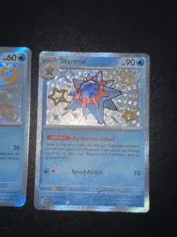 2x Lot SV Paldean Fates Staryu 118/091 Starmie 119/091 Pokemon Cards AA6 7 - Image 3