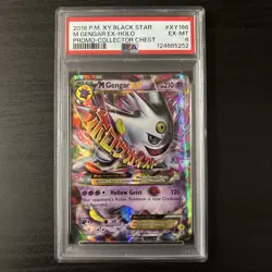 Mega Gengar EX Holo Black Star Promo Card XY166 XY PSA 6 - Image 1
