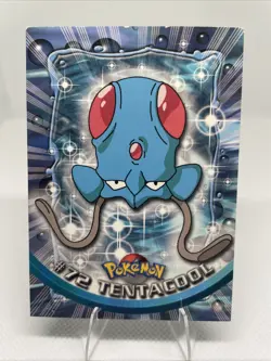 1999 Topps Pokemon TV Animation Tentacool #72 Vintage Non-Holo Card - Image 1