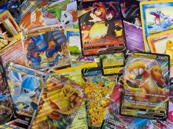 Pokemon Bulk Lot 100 Cards! Rares, Holos, And 1+ ULTRA RARE(s) - Image 1