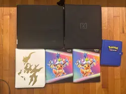 Pokemon TCG Used Binder Lot of 6! NO Cards Included! 2 Top Loader Binders & More - Image 1