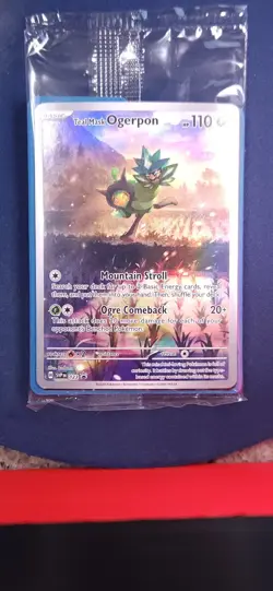 Teal Mask Ogerpon 123 : Scarlet & Violet Promo Cards Holo (NM) SEALED - Image 1