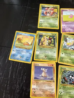 Vintage 1995 lot of 17 Base Set Pokemon Cards - Image 3