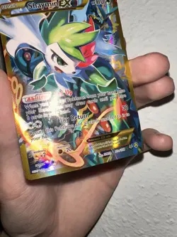 Pokemon TCG Shaymin EX 077a/108 Alternate Art Holo Promo Card NM/M Condition - Image 2