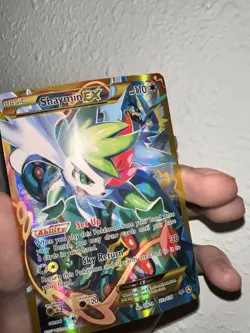 Pokemon TCG Shaymin EX 077a/108 Alternate Art Holo Promo Card NM/M Condition - Image 3