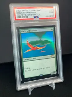 🌈 Birds of Paradise BOP - FOIL Secret Lair Promo - MTG #176 - PSA 9 MINT - Image 2