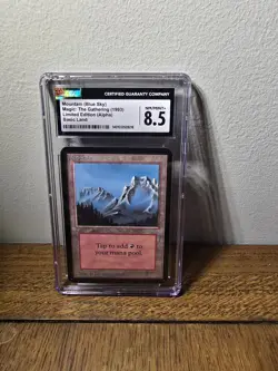 Magic the gathering Limited Edition Alpha Mountains Blue sky nm+8.5 - Image 1
